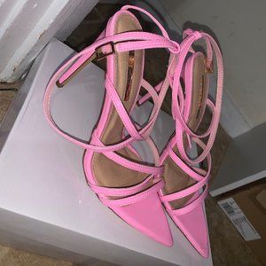Pink Point Toe Heels